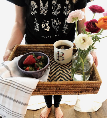 handmade serving tray